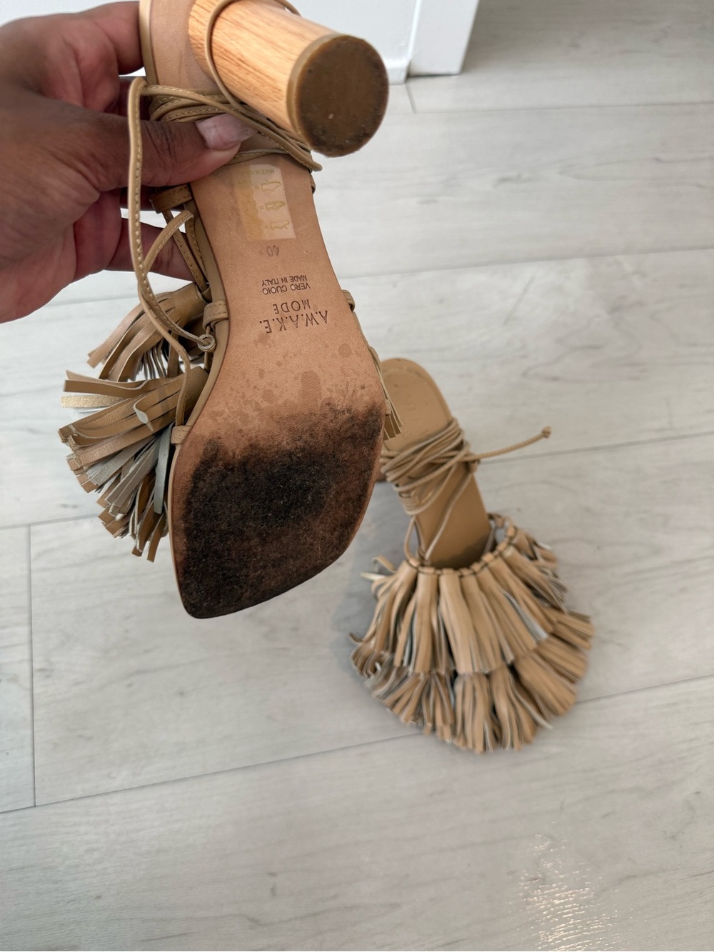 Gortensia Sandals Beige - Picture 6 of 6
